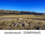 The mountain ridges of the Black Creek Heritage Rangeland meet the edge of the prairies in southern Alberta