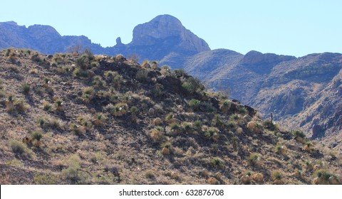 Mountain Ridges And Foothills In El Paso, Texas