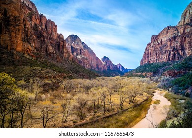 Mountain Ridges in Zion National Park, Utah - Shutterstock ID 1167665473
