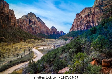 Mountain Ridges in Zion National Park, Utah - Shutterstock ID 1167665479