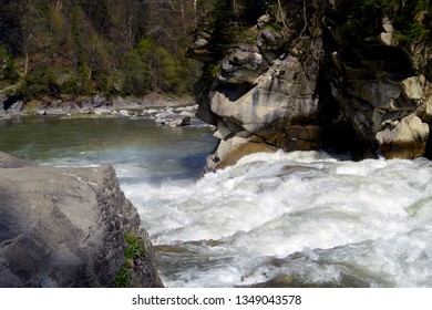 
mountain river flow