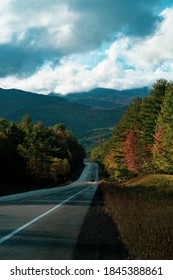 Mountain Road in the Adirondacks, New York