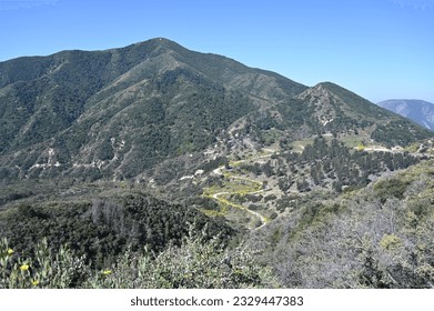 The mountain road of California state route 18.  - Powered by Shutterstock