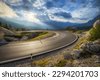 beautiful mountain road background