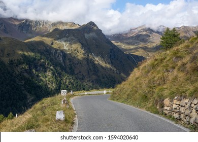 Mountain Road To Gavia Pass, Italy