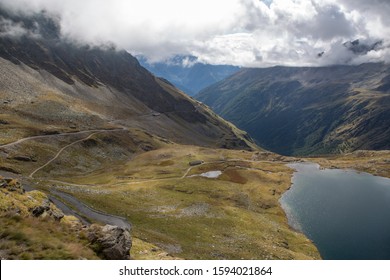 Mountain Road To Gavia Pass, Italy