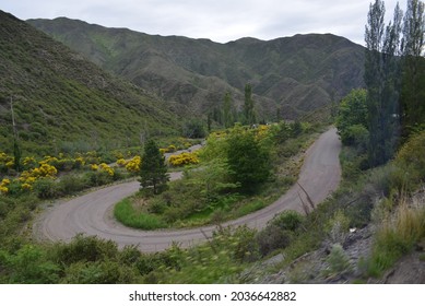 Mountain Road, In Mendoza Province  