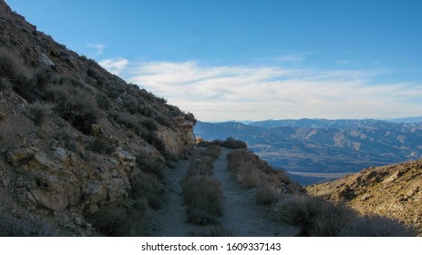 A Mountain Road In The Panamint Range Of California.