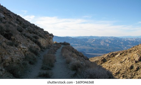 A Mountain Road In The Panamint Range Of California.