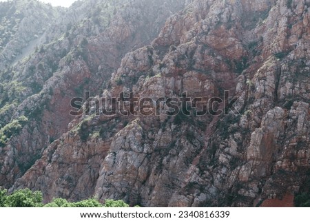 mountain rocks, solid rock, Uzbekistan 