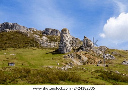 Mountain rocky landscape. Northern Spain. Europe