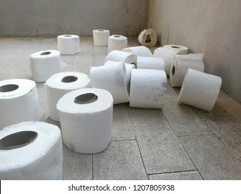 Mountain Rolls Of Toilet Paper