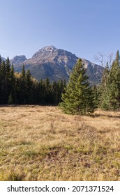 Mountain Scenery From The Bow Valley Parkway