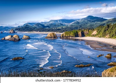 Mountain Sea Bay Beach Landscape