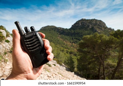mountain security concept, intercom security equipment