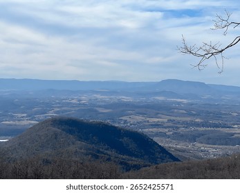 Mountain side from the blueridge