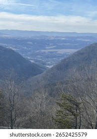 Mountain side from the blueridge