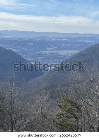 Mountain side from the blueridge