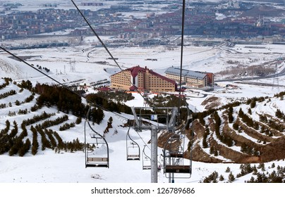 Mountain Ski Resort Palandoken Turkey - Erzurum City Background