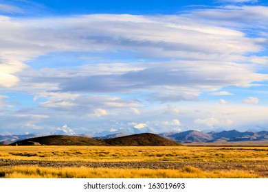 Mountain with sky