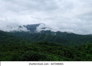 mountain and sky