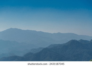 the mountain with sky background