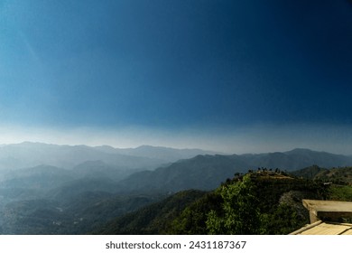the mountain with sky background