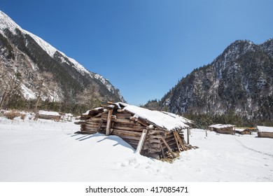 Mountain in snow