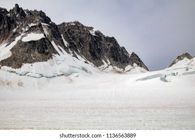 Mountain And Snowfield