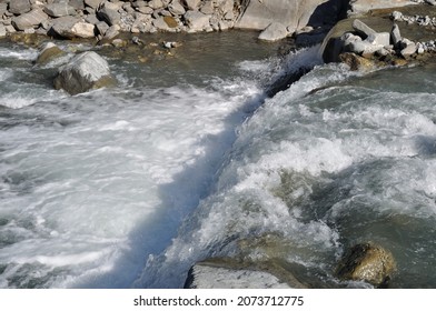 Mountain stream in the Alps