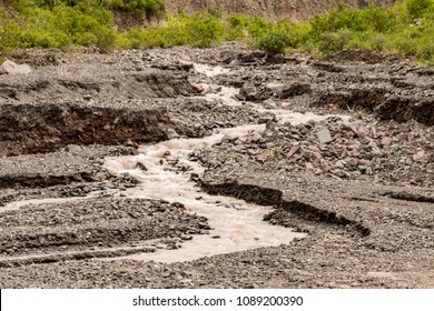 Mountain Stream With Sediment