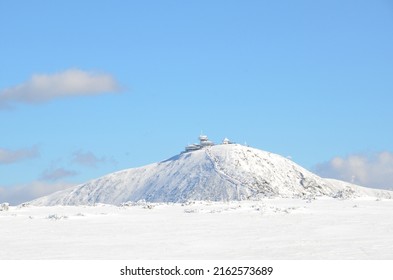 Śnieżka Mountain In The Sudeten Moutain Range. 