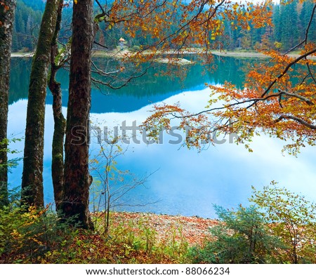 Similar – Foto Bild Herbst am See Sinnesorgane