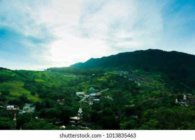 Mountain valley village landscape, Thailand - Shutterstock ID 1013835463