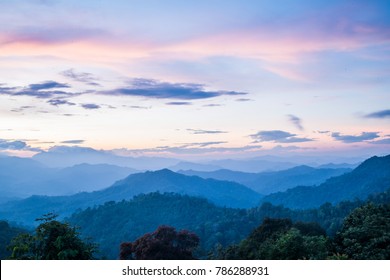 Mountain and vanilla sky. - Shutterstock ID 786288931