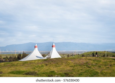 Mountain View, CA/USA December 31, 2016: Shoreline Amphitheatre At Mountain View