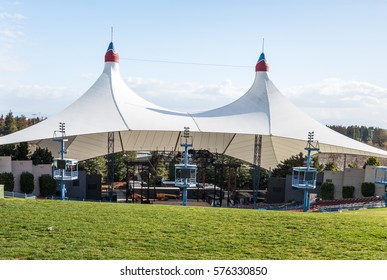 Mountain View, CA/USA December 31, 2016: Shoreline Amphitheatre At Mountain View