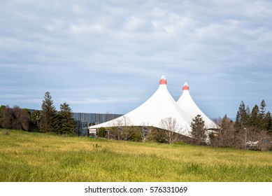 Mountain View, CA/USA December 31, 2016: Shoreline Amphitheatre At Mountain View