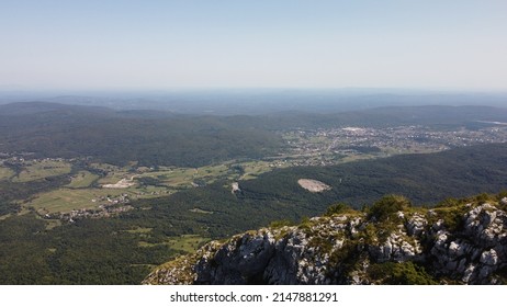 Mountain View Of City Of Ogulin