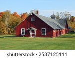 Mountain View Farm 1883, Red Barns, East Burke, Vermont, USA