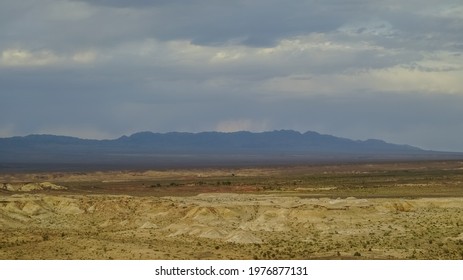 Mountain View In The Mongolian Desert