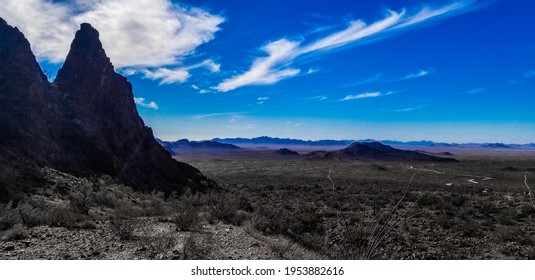 Mountain View At Palm Canyon In The KOFA National Wildlife Refuge