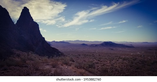 Mountain View At Palm Canyon In The KOFA National Wildlife Refuge