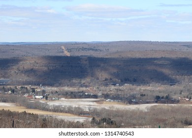 Mountain View From Rest Area Off I-84 Near Port Jervis, NY