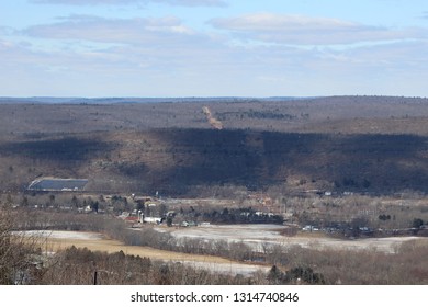 Mountain View From Rest Area Off I-84 Near Port Jervis, NY