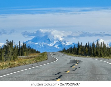 Mountain View From the Road 