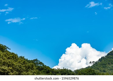 mountain view and the sky