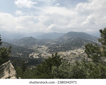 Mountain view from upon high