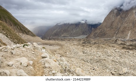 Mountain Views During K2 Trek On Baltoro Glacier