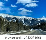 Mountain views at highway 70 in CO